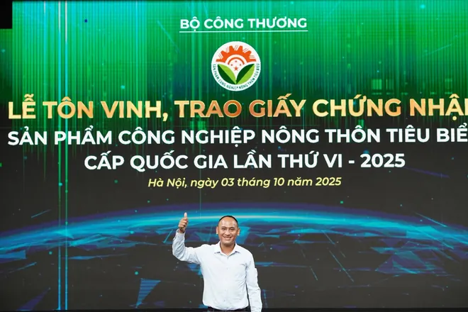 Lễ tôn vinh, trao giấy chứng nhận sản phẩm công nghiệp nông thôn tiêu biểu cấp quốc gia lần thứ VI – 2025